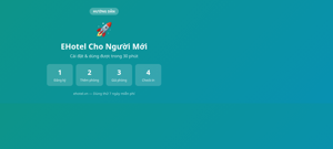 EHotel cho người mới: Cài đặt & dùng được trong 30 phút
